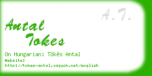 antal tokes business card